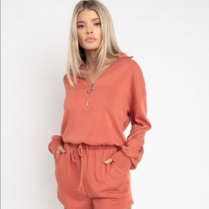 Kittenish Key West Brick Romper